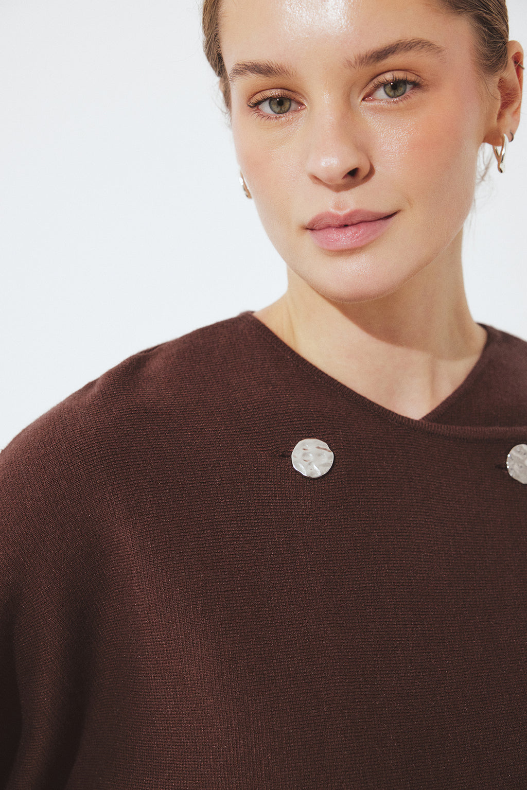Cardigan Célïane — Brown — alternate view 2