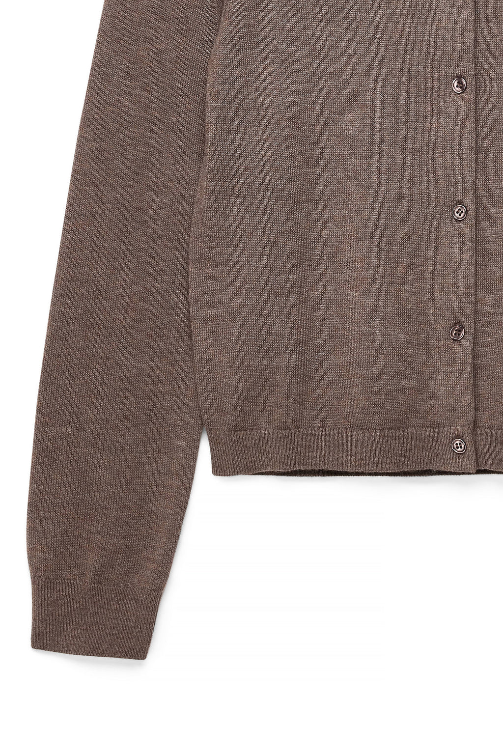 Cardigan Élyssane — Light taupe — fabric detail