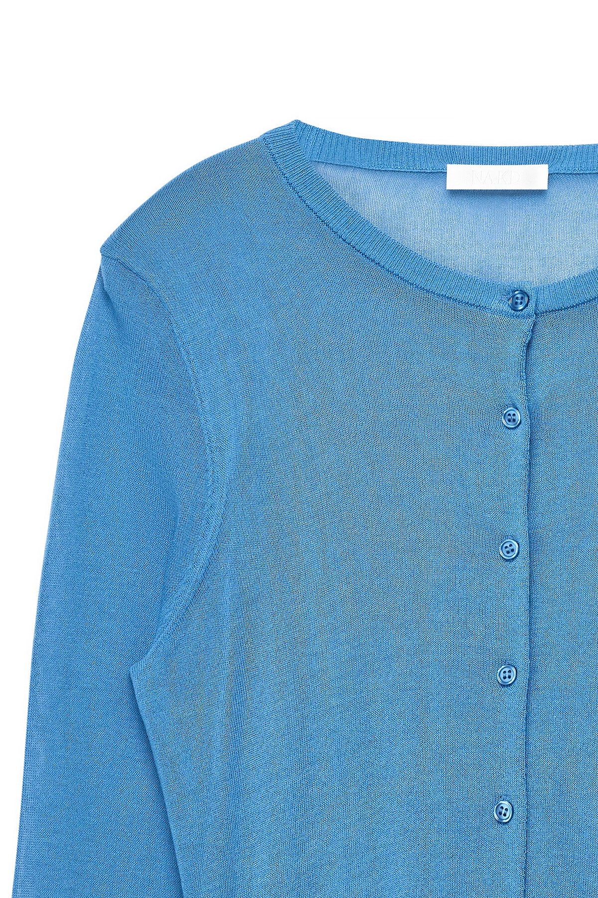 Cardigan Lunéane — Cobalt blue — alternate view 3