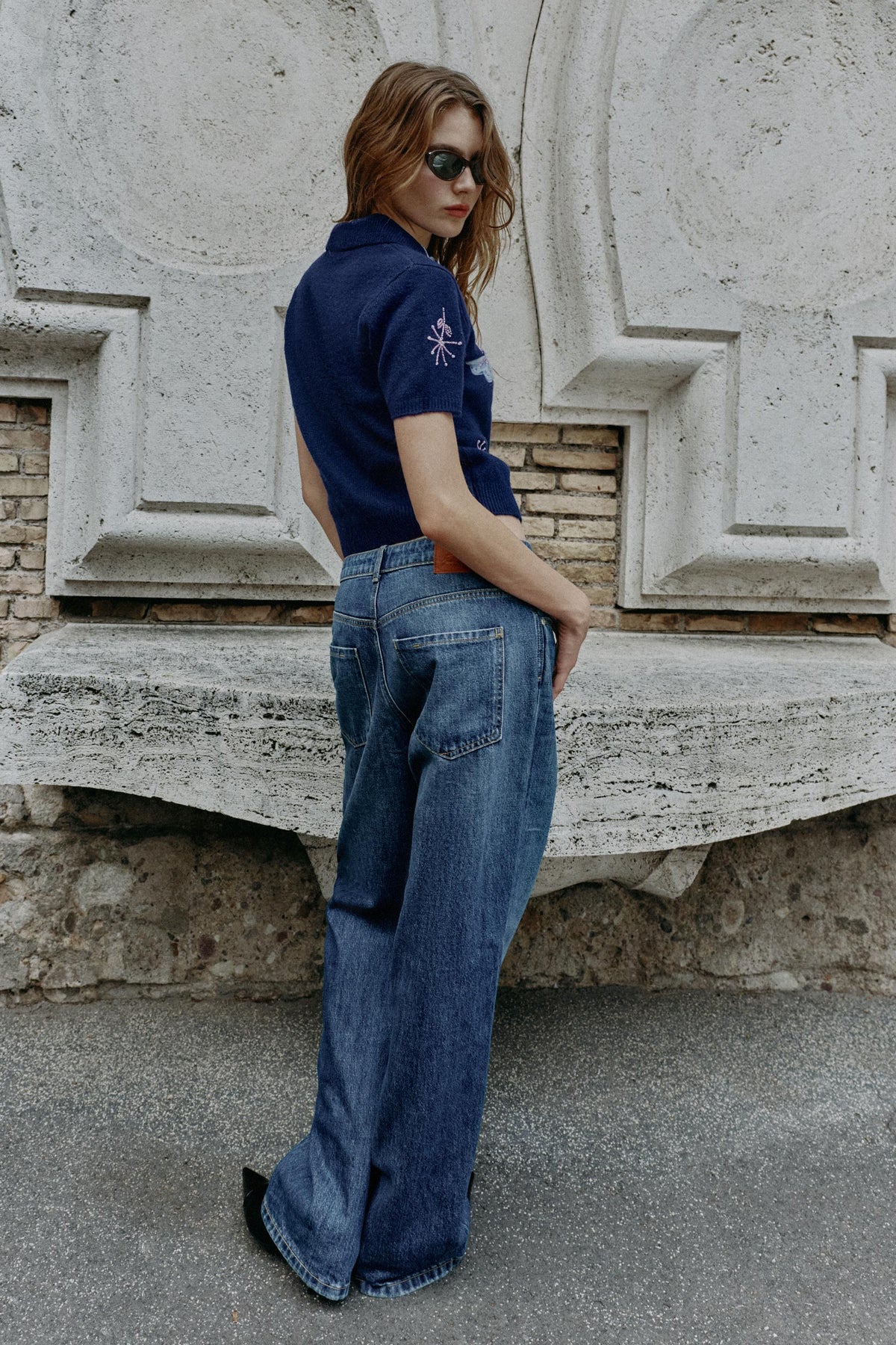 Cardigan Lyséa — Ink blue — alternate view 3