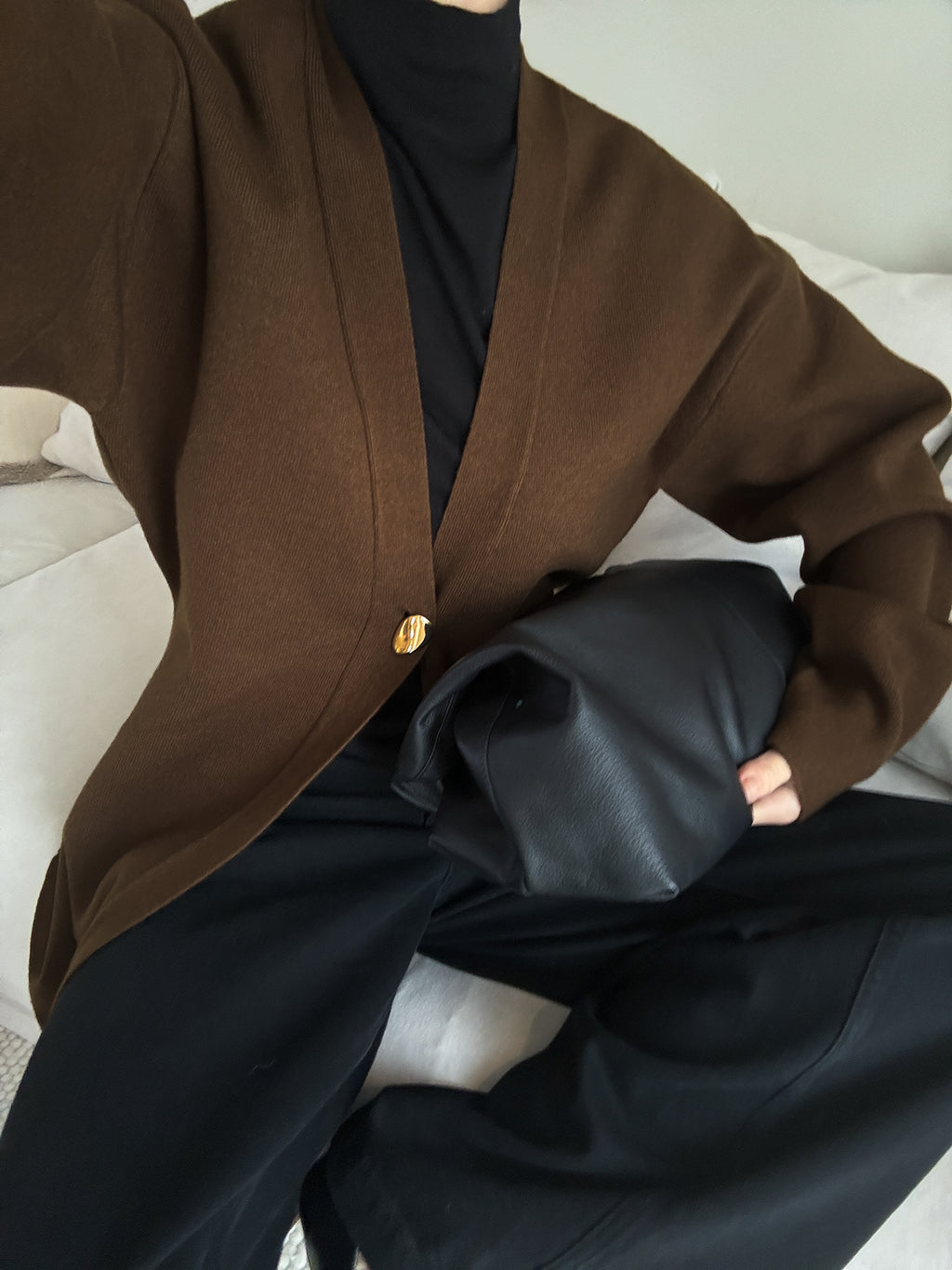 Cardigan Miléane — Brown — alternate view 1