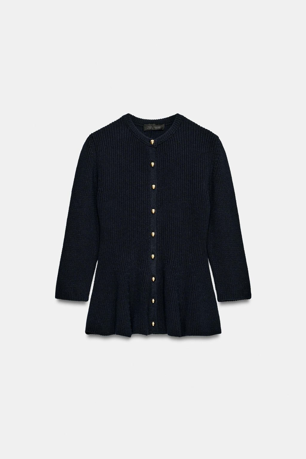 Cardigan Myréane — Navy blue — alternate view 1