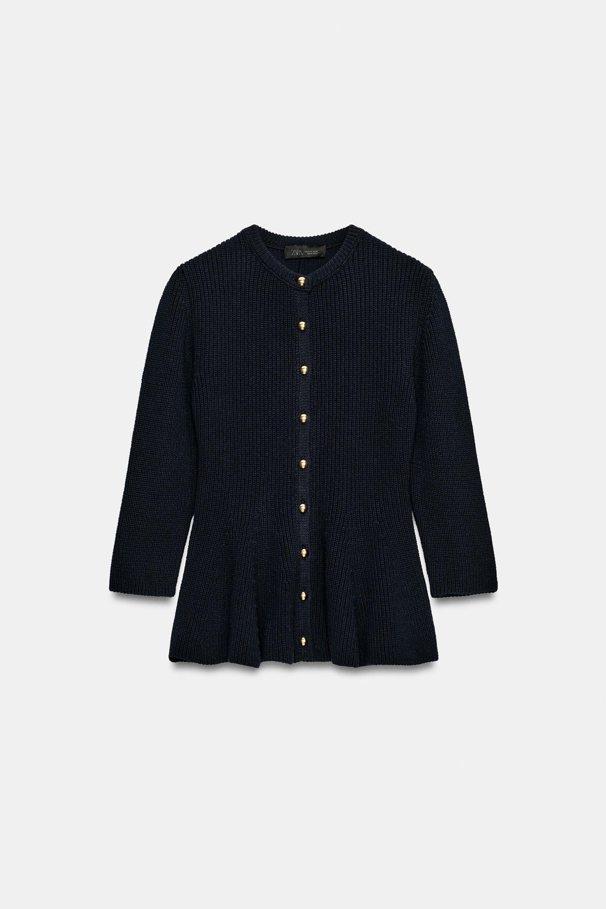 Cardigan Myréane — Navy blue — alternate view 1
