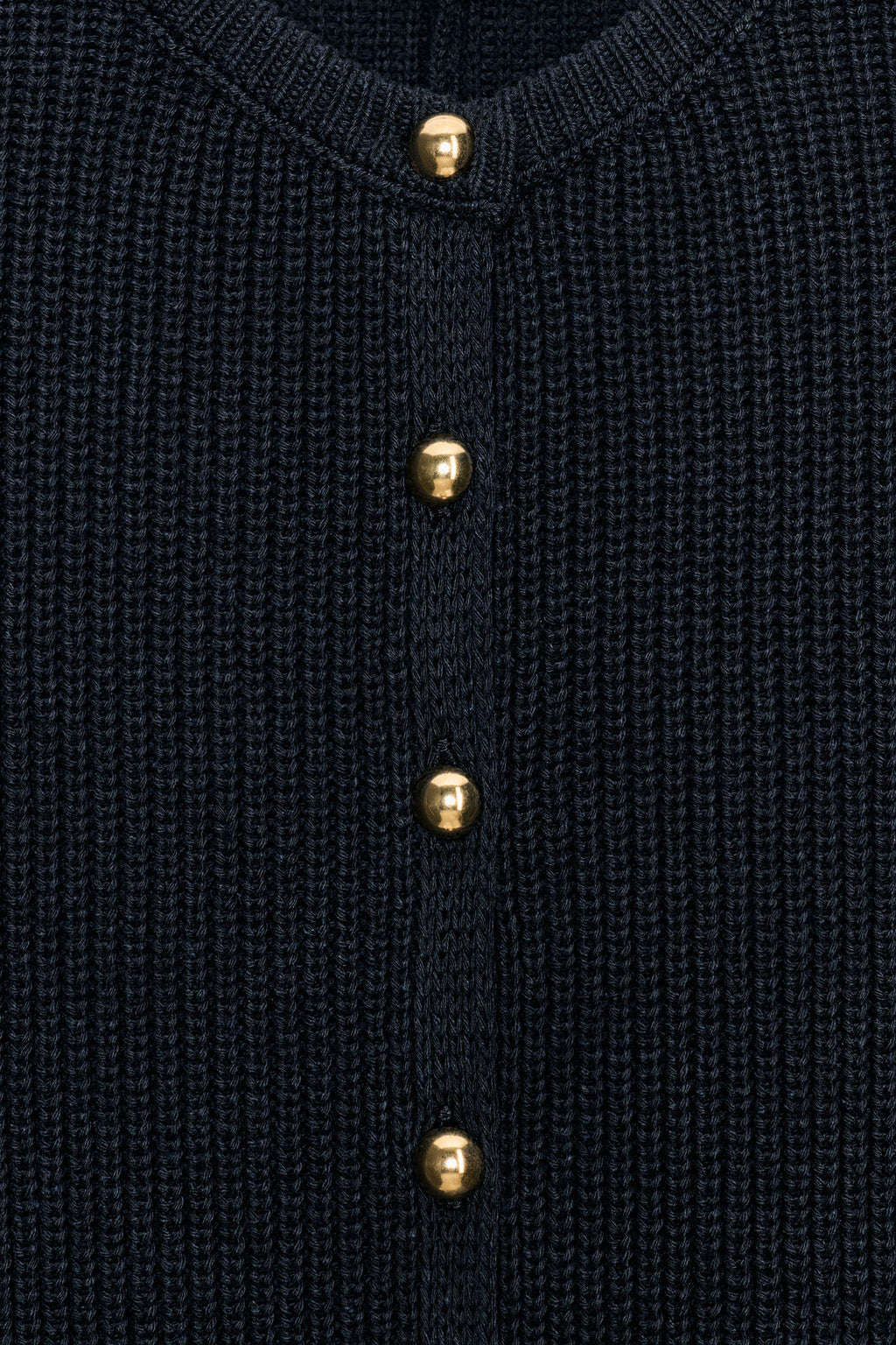 Cardigan Myréane — Navy blue — alternate view 3