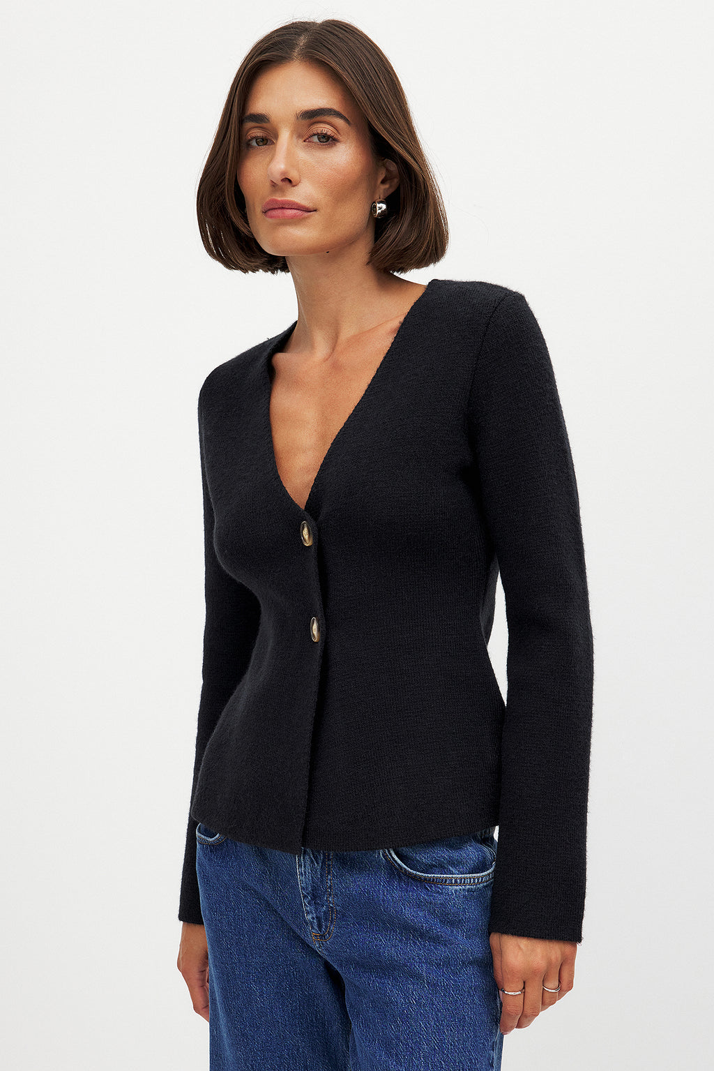 Cardigan Nolïa — Black — alternate view 1