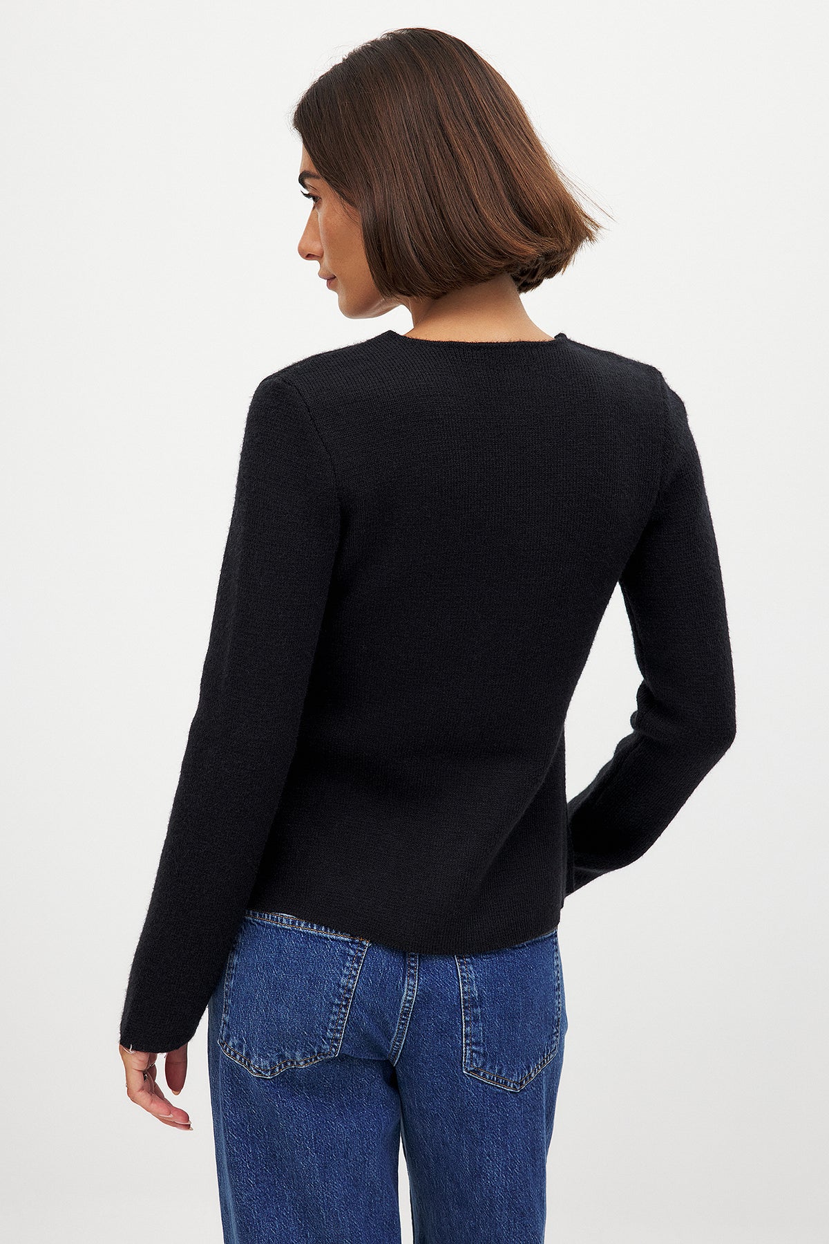 Cardigan Nolïa — Black — alternate view 2