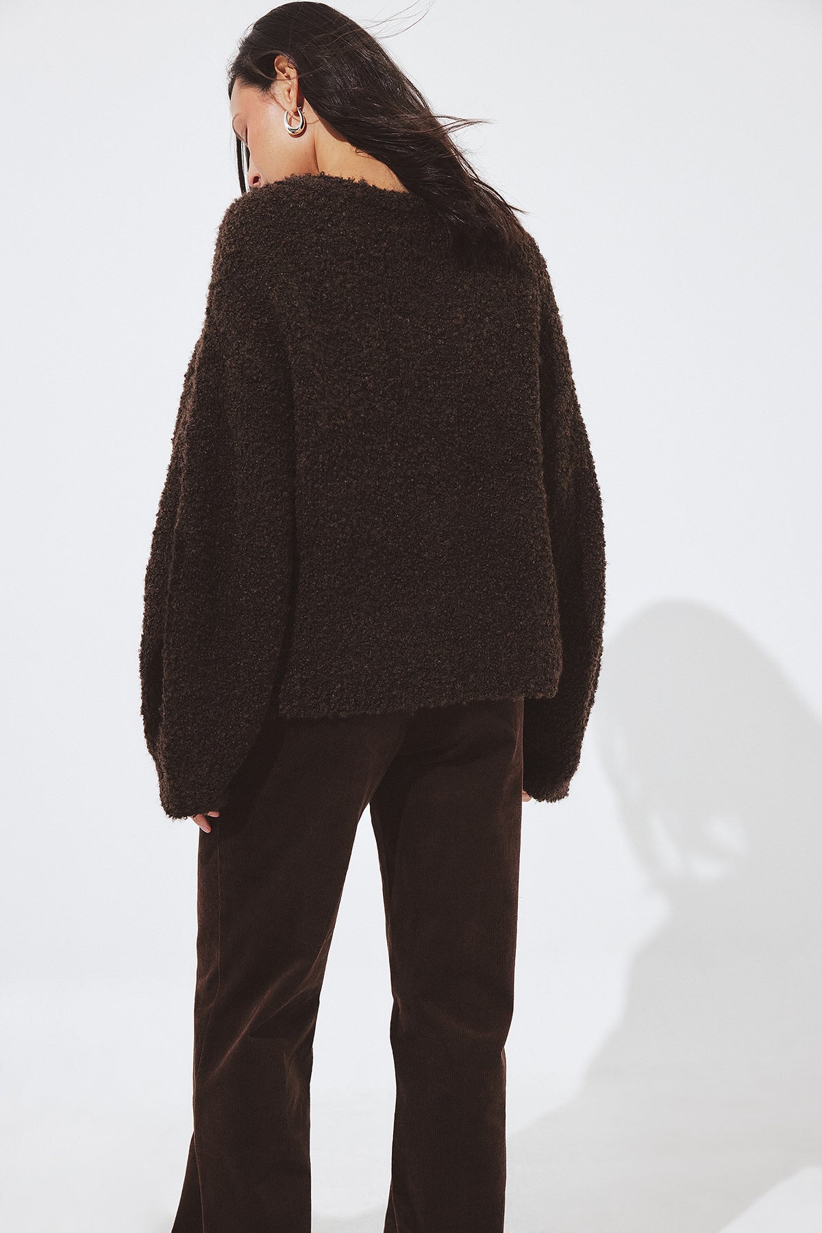 Cardigan Séloria — Brown — alternate view 2