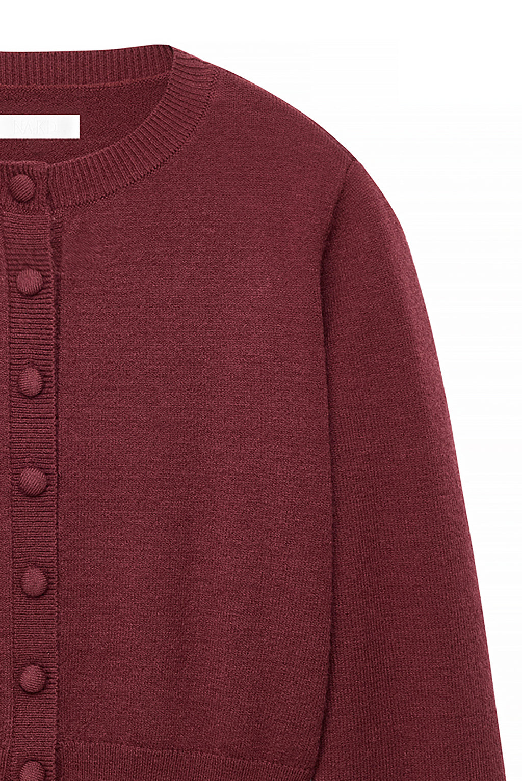 Cardigan Sérélya — Burgundy — alternate view 3