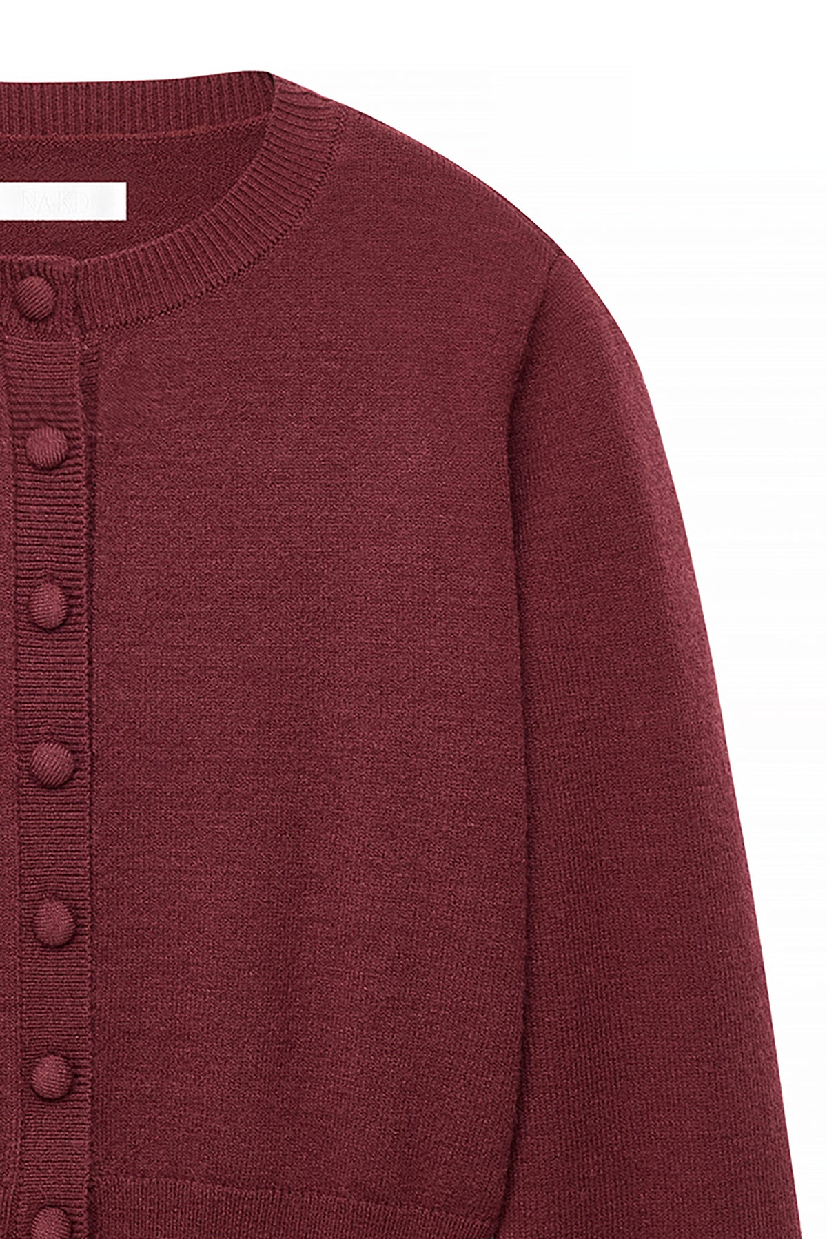 Cardigan Sérélya — Burgundy — alternate view 3