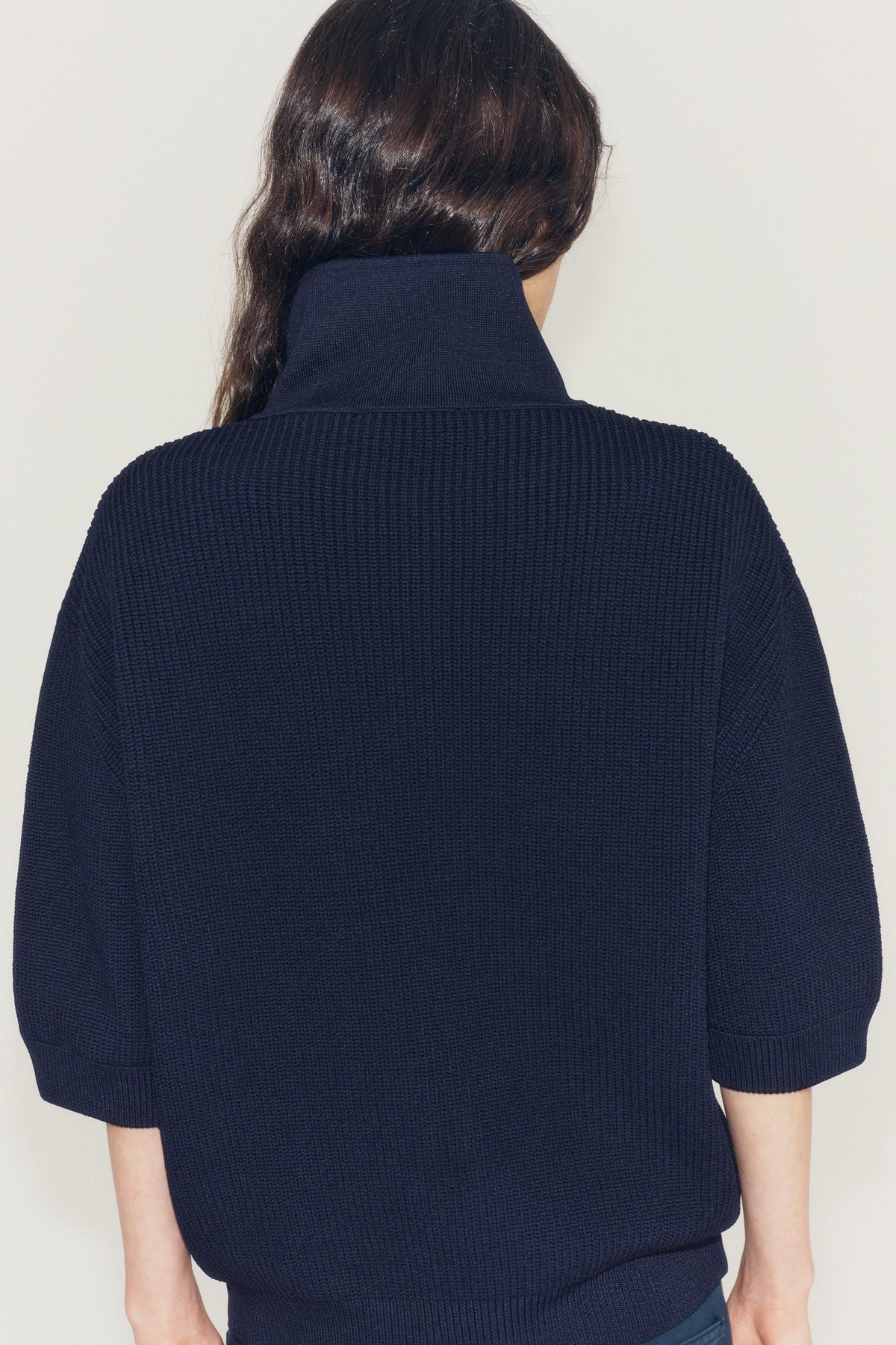Cardigan Soryane — Navy blue — alternate view 3